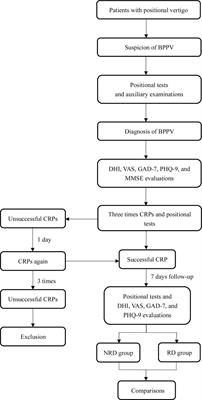 Associations between cognition, anxiety, depression, and residual dizziness in elderly people with BPPV